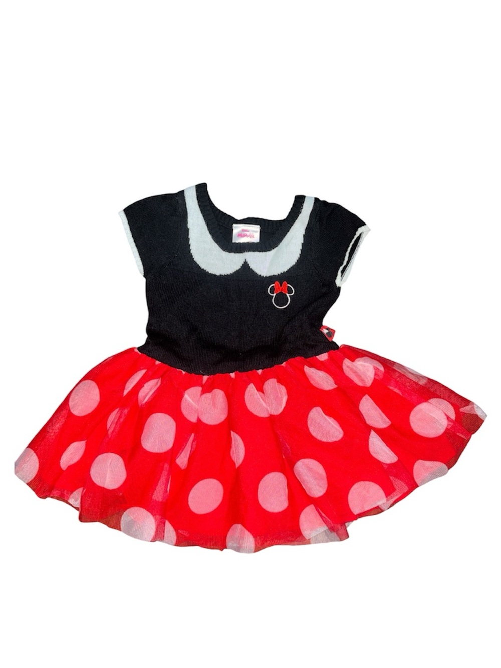 Disney Minnie Mouse Dress Black Red Halloween Costume School Daycare 12 Months
